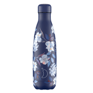 Bouteille Isotherme Chilly's Fleurs Bleues