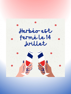 Nous sommes fermés le mercredi 14 Juillet