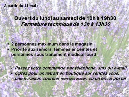 Ré-ouverture d'Herbéo le 11 Mai