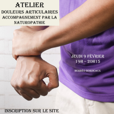 Douleurs articulaires : l’accompagnement par la naturopathie.